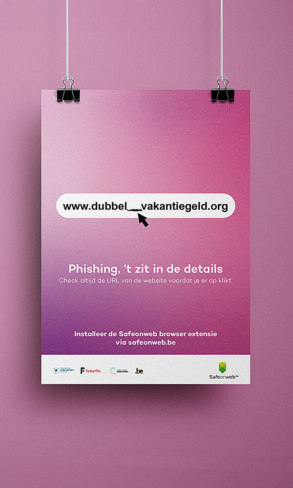 Campagnebeeld: spoor phishing op door naar de details te kijken